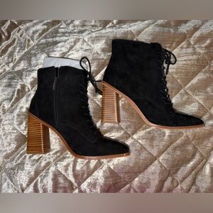 Vince Camuto Dreveri Black Ankle Boots